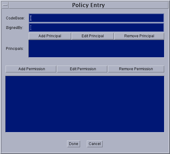 $B6uGr$N(J [Policy Entry] $B%@%$%